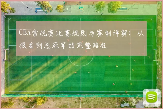 CBA常规赛比赛规则与赛制详解：从报名到总冠军的完整路径